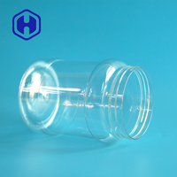 Bocaux à biscuits en plastique transparents de 900 ml (30 oz) à large ouverture, étanches, pour bonbons, snacks, chocolat - Qualité alimentaire sans BPA