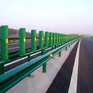 Barandilla de Seguridad Tipo W para Carreteras, Material Q235/Q345, Barreras de Triple Viga Corrugadas para Carreteras, Galvanizadas y con Recubrimiento en Polvo, Ingeniería de Tráfico - Product Image 1