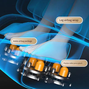 Klassischer PU-Leder Ganzkörper-Elektrischer 3D-Massagesessel Zero Gravity <span class=keywords><strong>Massage</strong></span> für Senioren Multifunktionaler Liegesessel mit Musikfunktion - Product Image 3