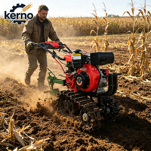 Cultivadora Autopropulsada de Cadena con Motor Diésel de 9hp para Labranza Agrícola - Product Image 1