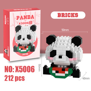 Set de Construcción de Panda Adorable, Bloques de Animales de Partículas DIY para Construcción Manual, Bloques de Construcción de Modelos, Juguete de Ensamblaje Educativo - Product Image 2