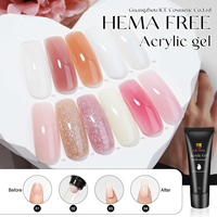 ICE NOVA Gel UV de Construction Professionnel pour Ongles, 21 Couleurs, Sans HEMA, Sans TPO, Gel Acrylique pour Extension et Construction