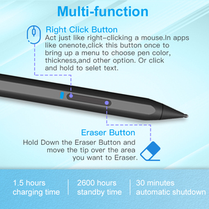 4096 sensibile alla pressione, ricaricabile Palm Reject MPP stilo Pen 2.0 Tilt Pen Digital Surface Stylus <span class=keywords><strong>per</strong></span> Microsoft - Product Image 3