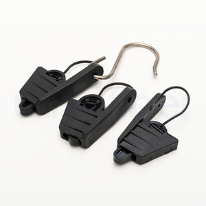 Chất lượng tốt Para Cáp de bajada FTTH S Loại thả cáp nhựa kẹp với móc - Product Image 1