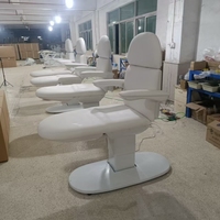 Nouveau design de mobilier de salon blanc 3 moteurs réglable clinique table de massage médical traitement électrique lit spa à vendre