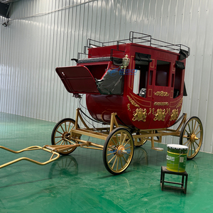 Carruaje de <span class=keywords><strong>Boda</strong></span> Real Personalizado, Carroza Eléctrica Clásica de Lujo de Hierro, Vagoneta <span class=keywords><strong>para</strong></span> Paseos Turísticos - Product Image 2
