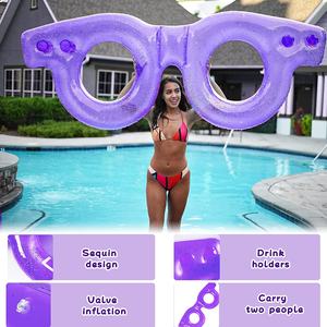 Flotador inflable en forma de tubo <span class=keywords><strong>para</strong></span> <span class=keywords><strong>piscina</strong></span>, anillo de natación <span class=keywords><strong>para</strong></span> 2 personas con 4 portavasos, <span class=keywords><strong>flotadores</strong></span> de <span class=keywords><strong>piscina</strong></span>, juguete <span class=keywords><strong>para</strong></span> adultos - Product Image 5