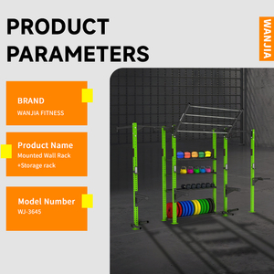 Yeni tasarım ticari mukavemet eğitimi spor Fitness ekipmanı vücut geliştirme ve egzersiz için monte duvar rafı ve depolama rafı - Product Image 4
