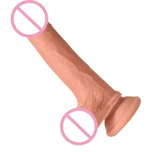 Mainan tahan air pabrik profesional mainan ekstensi Penis Vibrator nirkabel realistis Dildo Penis