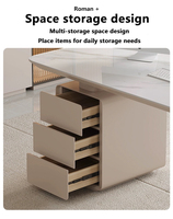 Bureau de direction moderne et élégant, convertible, avec option d'utilisation à domicile, taille et couleur personnalisables