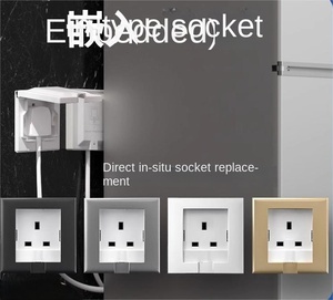 ปลั๊กไฟฟ้าติดผนังแบบมองไม่เห็นแผงซ็อกเก็ตแบบฝังซ่อนชนิด86สำหรับ13A ติดผนัง - Product Image 5