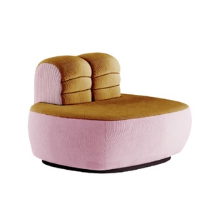 Fabrikpreis Luxus Designer-Möbel Handgefertigter Maßgeschneiderter Moderner Samt-Vonkli-Sessel für Heim- und Barmöbel - Product Image 6