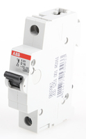 Disjoncteur miniature de type D compact System Pro M S201-D16, 1 pôle, pouvoir de coupure 6 kA, 16 A, 253 V CA, 72 V, référence 2CDS251001R0161