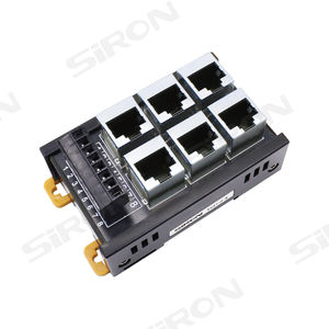 सिरॉन T391-4 श्रृंखला एल्यूमीनियम त्वरित संपर्क rj45 ईथरनेट हब महिला स्प्रिंग टर्मिनल ब्लॉक मॉड्यूल तार कनेक्शन के लिए - Product Image 2