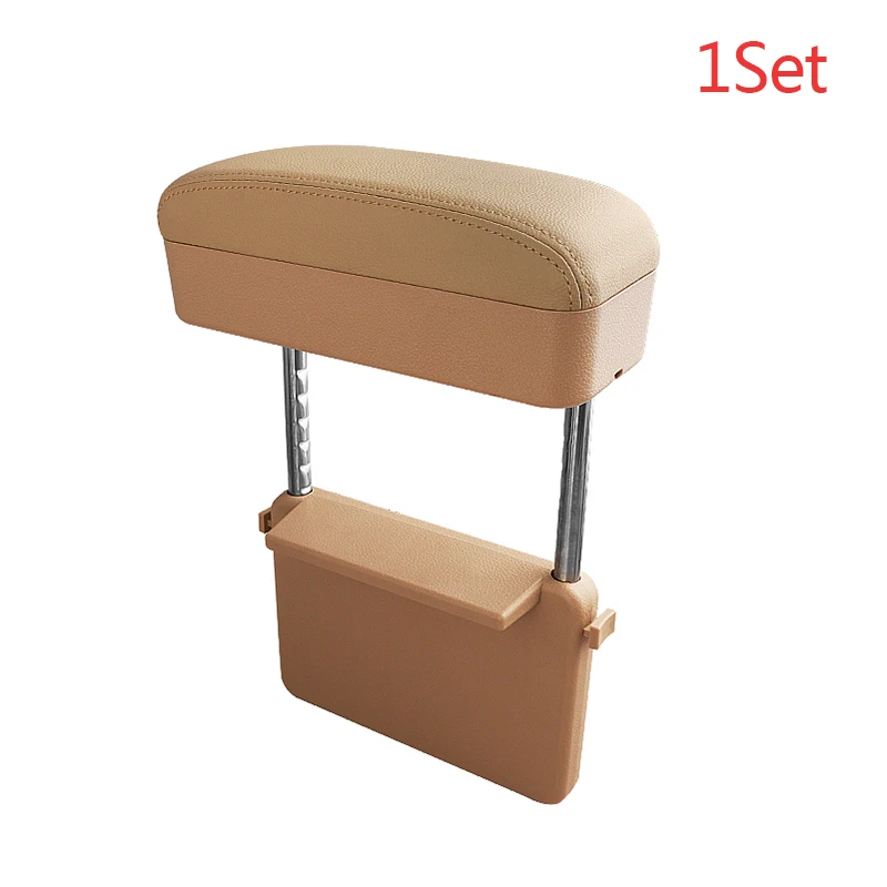 Universal Car Armrest Console Box - Storage Elbow Support for Leapmotor T03, Peugeot 208, BMW E60