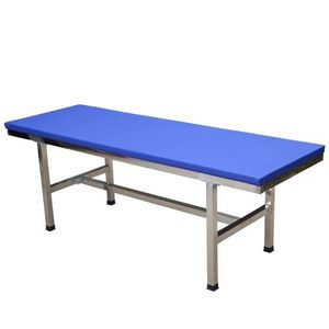Heze Medical Massage <b>Bed</b> Stainless Steel Blue Pad 180x60cm For Clinic Hospital Rehabilitation Therapy - Product Image 1