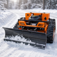 Souffleuse à neige industrielle XT 1000 de 9 CV à télécommande, sur chenilles, pour déneigement longue portée, sans fil, quatre temps