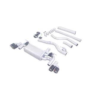 Convient pour BMW 420i 425i <span class=keywords><strong>430i</strong></span> 2.0T F32 <span class=keywords><strong>F33</strong></span> F36 2015, échappement performant en acier inoxydable avec valve électronique et embout arrière MP. - Product Image 3