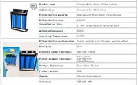 Système de filtration d'eau manuel pour toute la maison, sur mesure pour le marché du Moyen-Orient, filtration en 3 étapes, cadre en acier inoxydable 4,5 x 20 po, usage domestique