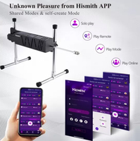 Großhandel Hismith Servok Premium Sexmaschine 150W Schrittmotor Programmierbare Stoßmaschine mit APP-Steuerung & KlicLok-System