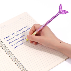 Competitive Pricing Shiny Mermaid <strong>Pens</strong> 0.7mm Ballpoint Fancy <strong>Pen</strong> Gel Ink for Children Teenagers and <strong>Adults</strong> with Protective Cap - Product Image 4