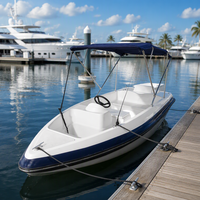 Bateau en fibre de verre à prix d'usine, yacht pratique à grande vitesse, mini-yacht de pêche confortable