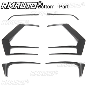 2 Piezas para VW Golf 7.5 MK7.5 GTI R Rline 2017-2020, Divisor de Parachoques Trasero, Alerón Trasero, Embellecedor de Luz Antiniebla, Piezas Exteriores para Automóvil - Product Image 5
