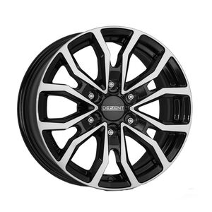 CERCHI in LEGA KC Dark 6.5x16 6x139.7 ET 55 <b>BLACK</b>/<b>POLISHED</b> - Product Image 1