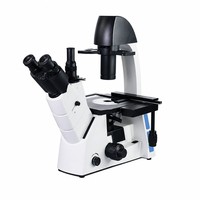 Microscopio Trinocular Invertido de Fábrica BMI-37XE con Objetivo de Contraste de Fase Plano Infinito LWD 10X 20X 40X