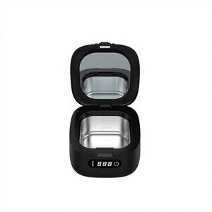 Rechargeable USB Powered Ultrasonic <b>Cleaner</b> UV Light for Dental Appliances Retainers Braces High Frequency Car Use Household - Product Image 1