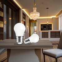 Ampoule LED multicolore 4,9W avec culot E14/E27/B22/B15, forme globe, 220-240V, usage domestique, contrôle de la température, ampoule LED G45