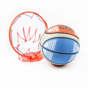 Pallone da Basket Silenzioso con Copertura in Tessuto Rimovibile con Cerniera, Palla Silenziosa per Casa, Giocattolo da Basket ad Alta Elasticità - Product Image 2