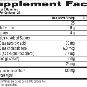 Gomitas de Saúco + Zinc y Vitamina C para Adultos, Apoyo Inmunológico, Gomitas de Vitamina D y Zinc (OEM/ODM) - Product Image 2