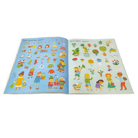 Livre pour enfants, tout en dessin animé, mathématiques, sciences, anglais, livre d'images, livre éducatif pour enfants, livre en carton tactile, livre d'autocollants