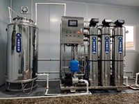 Système de purification d'eau par osmose inverse personnalisé pour puits souterrains, 1000 L/heure, avec pompe pour l'eau potable
