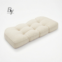 Vente en gros de coussin en éponge matelassée à bord semi-circulaire Coussin lombaire et coussin de siège pour banc de rebord de fenêtre ou chaise