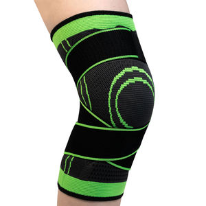 Rodillera ajustable de punto elástico soporte de rodilla ejercicio entrenamiento rodillera - Product Image 1