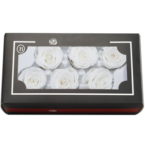 Vente en gros de roses <span class=keywords><strong>éternelle</strong></span>s rouges et roses chinoises bon marché, très vendues en 2024, fleurs préservées de 5 à 6 cm dans une boîte pour la Saint-Valentin - Product Image 2
