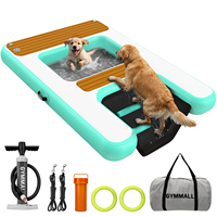 FBSPORT Plateforme flottante gonflable Drop Stitch pour paddle board, ponton de baignade, rampe aquatique pour chien, échelle, île flottante et ponton d'accueil
