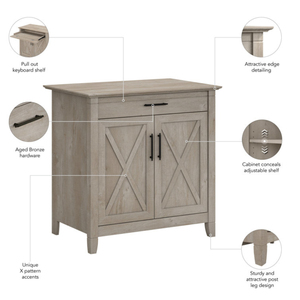 Meuble de bureau <span class=keywords><strong>vintage</strong></span> antique, table à écrire cachée et rangement pour petits espaces - Product Image 5