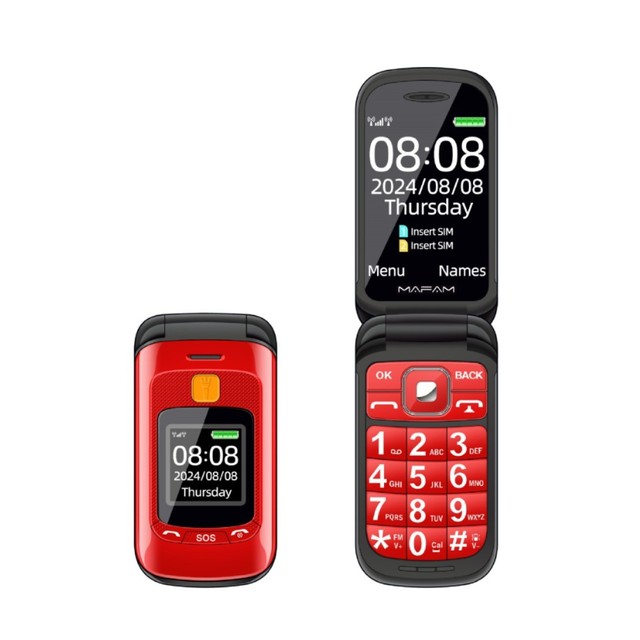 2025 New Fashion 2.4 Inch  Feature Phone Mafam F899 with Qwerty Keyboard and Dual SIM Card for Elderly People GSM