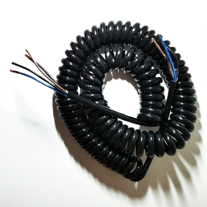 Feder draht PU 8-adriges 1,5-Quadrat-Kabel SpiralCoil-Ethernet-Kabel Mechanische Ausrüstung kunden spezifische Länge - Product Image 4