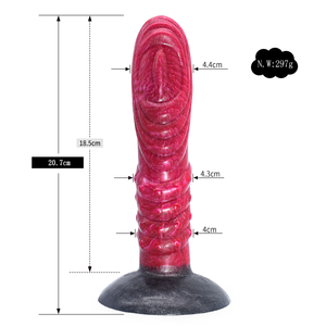 NNSX-consolador de pene de goma con ventosa para mujer, tapón Anal, diseño único, precio barato de fábrica china - Product Image 6