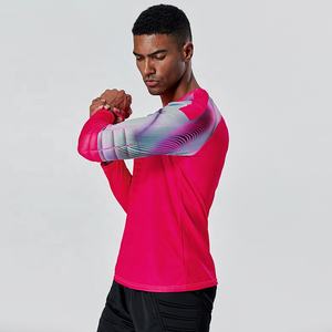 定制印花海绵保护长袖男装足球服足球服，足球守门员运动衫 - Product Image 2