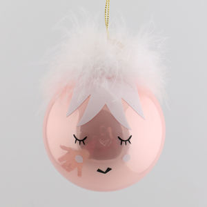 Ornements de boule de <span class=keywords><strong>verre</strong></span> de noël iridescent de forme personnalisée avec jouet Animal décorations de pendentif d'arbre de noël en vrac - Product Image 4