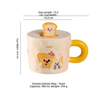 Tasses en céramique colorées macaron créatives et mignonnes, finition brillante et lisse, multi-usages pour café, petit-déjeuner, eau, possibilité de personnaliser le logo