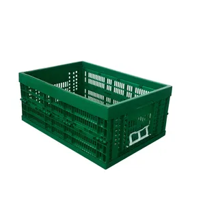 Hot Selling Folding Basket Fruit Basket Plastic Vegetable Basket Plastic Crate Foldable