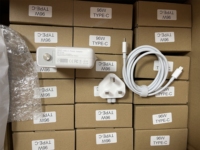Charger Laptop USB C 65W Tipe-C Adaptor AC untuk Lenovo Yoga HP Pavilion Colokan EU US AU UK Bersertifikasi CE FCC RoHS KC