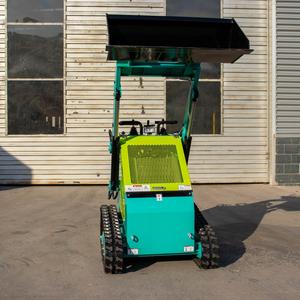 Produsen Cina modifikasi <span class=keywords><strong>small</strong></span> <span class=keywords><strong>skip</strong></span> steer mini track skid steer <span class=keywords><strong>loader</strong></span> warna biru dan kuning - Product Image 5