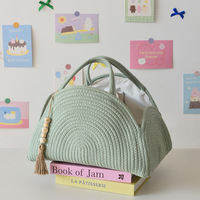 LUOYING EASTERN NATURE COLLECTION Panier de rangement portable en coton pour couches de bébé, organisateur multifonctionnel, sac à main